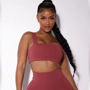 NWT Fashion Nova Mauve Morph Gibbous Bra Top